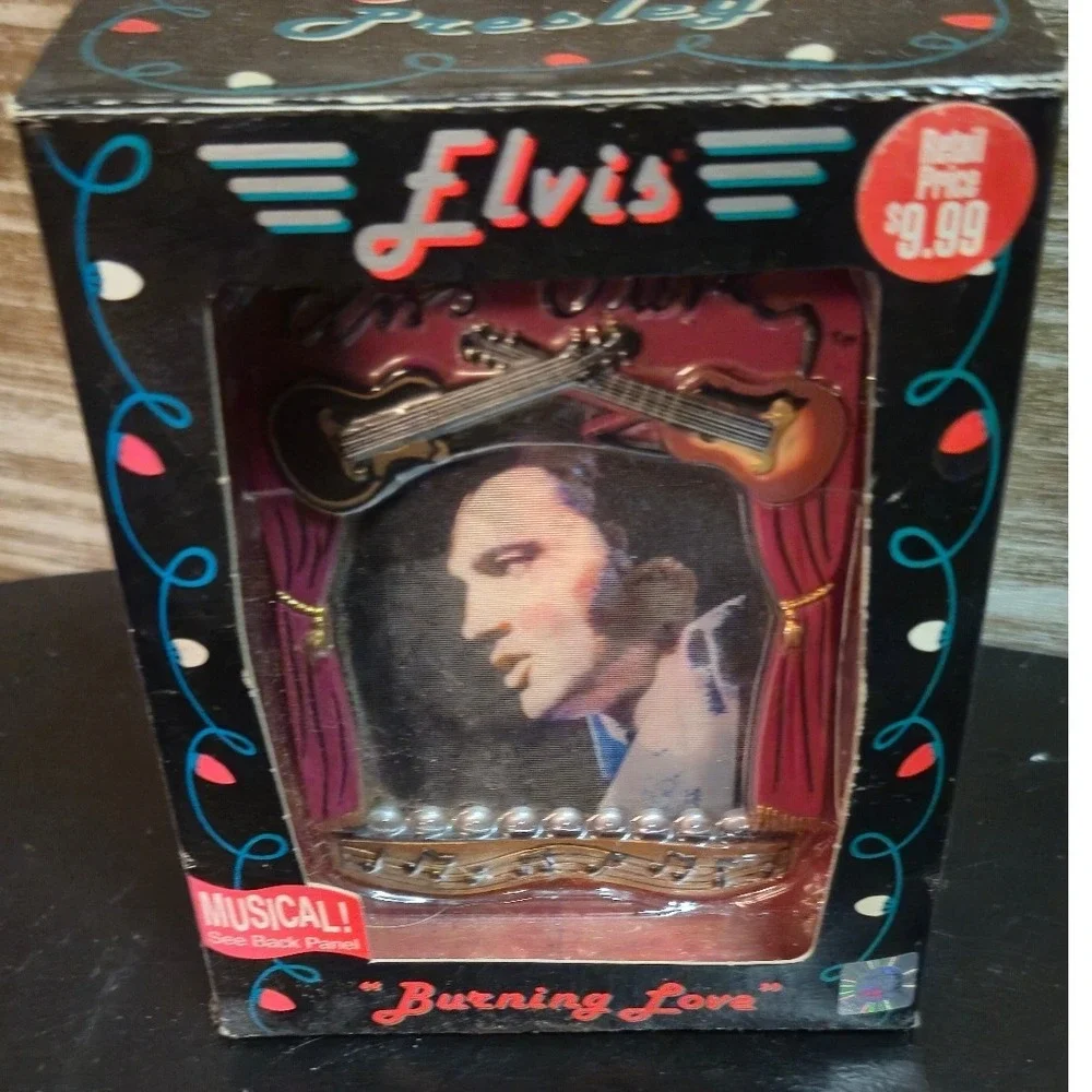 Elvis Presley Burning Love Musical Ornament American Greetings 2003 AXOR-025J